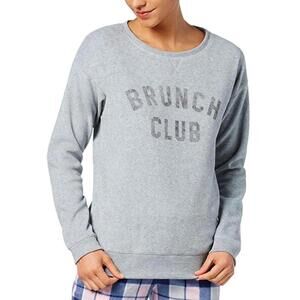 Jenni By Jennifer Moore Womens Graphic Print Pajama Top Size M